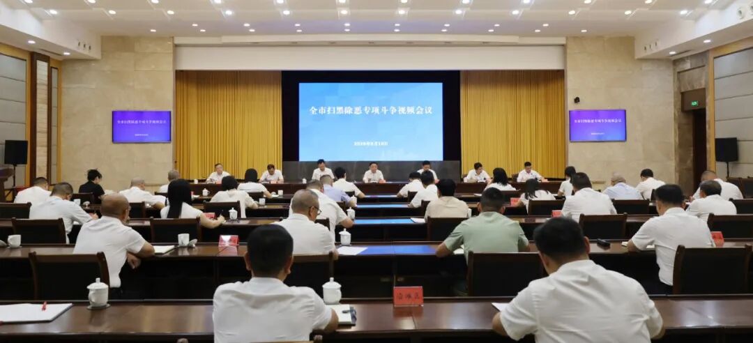 全市扫黑除恶专项斗争视频会议召开
