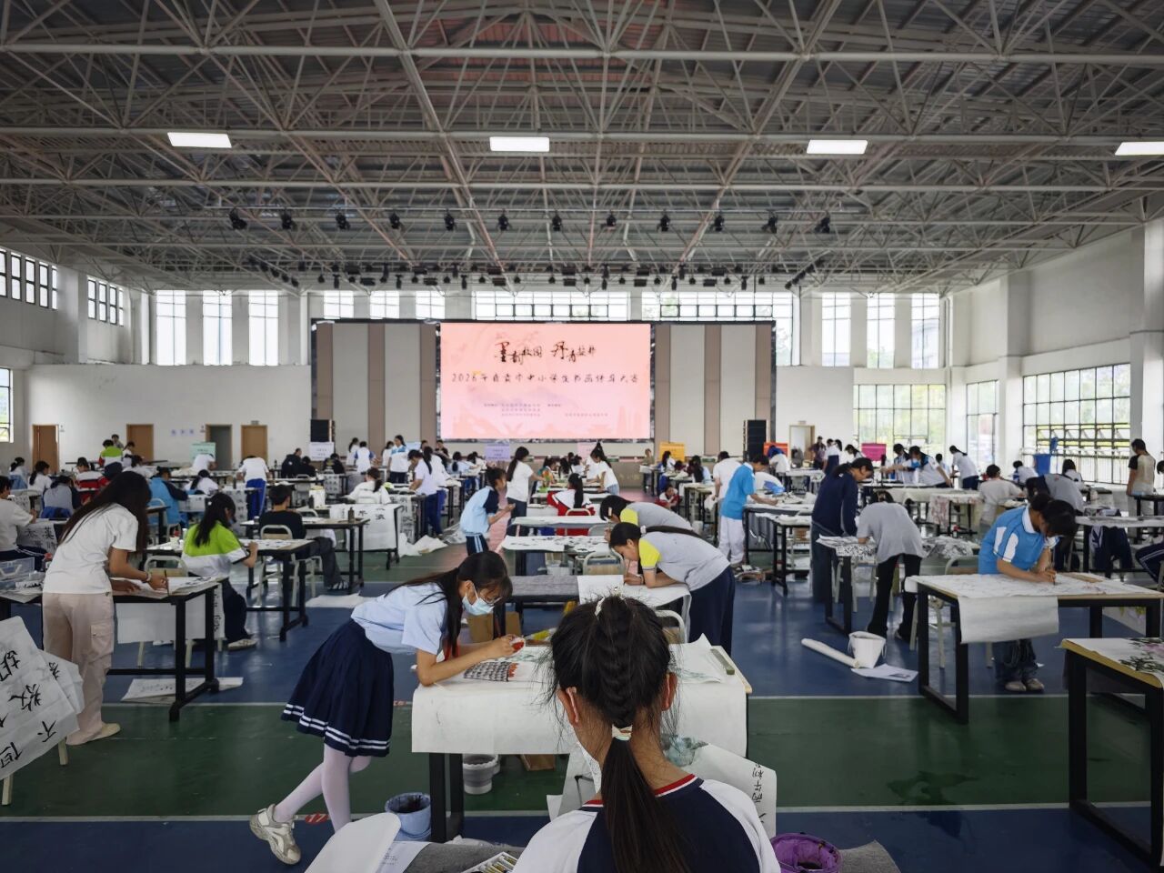 2026年自贡市中小学书画传习大赛成功举办