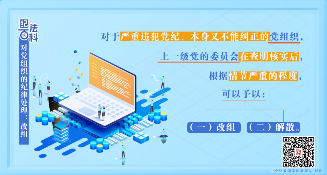 纪法百科（42）| 对党组织的纪律处理：改组